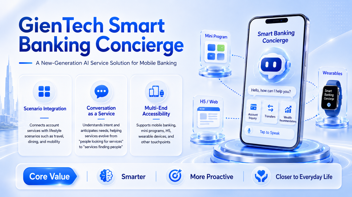 GienTech Smart Banking Concierge : A New-Generation AI Service Solution for Mobile Banking